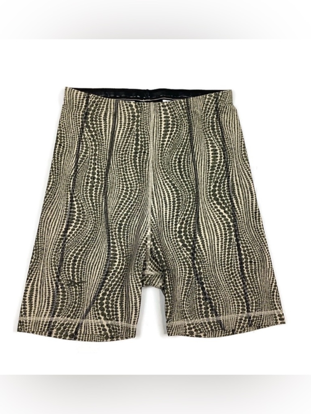 Reebok x Cardi B High Rise Legging Bike Shorts Pull On Elastic Waist Large